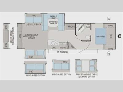 Floorplan - 2011 Jayco Eagle Super Lite 298RES