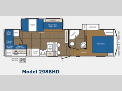 Floorplan - 2012 Prime Time Manufacturing Crusader 298BHD