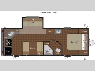 Floorplan - 2012 Keystone RV Springdale 241RKSSWE