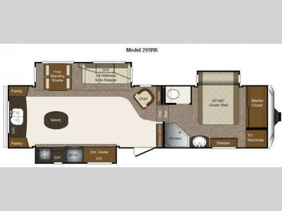 Floorplan - 2012 Keystone RV Laredo 295RK
