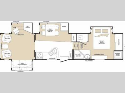 Floorplan - 2006 Keystone RV Montana 3500RL