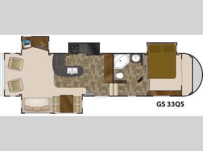 Floorplan - 2012 Heartland Greystone 33QS