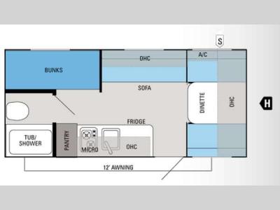 Floorplan - 2012 Jayco Jay Flight Swift SLX 184BH