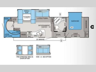 Floorplan - 2012 Jayco Eagle Super Lite 30.5BHLT