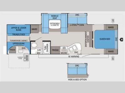 Floorplan - 2012 Jayco Eagle Super Lite 304BHK