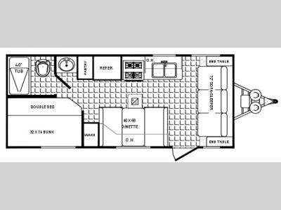 Floorplan - 2006 Palomino Puma 19 FS