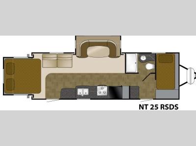 Floorplan - 2012 Heartland North Trail 25RSDS