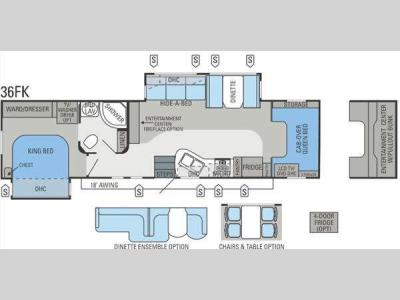 Floorplan - 2012 Jayco Seneca 36FK