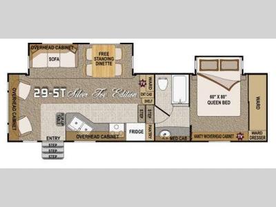 Floorplan - 2011 Northwood Arctic Fox 29-5T