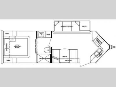 Floorplan - 2012 Cruiser ViewFinder V-24SD