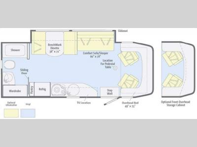 Floorplan - 2012 Winnebago View 24M