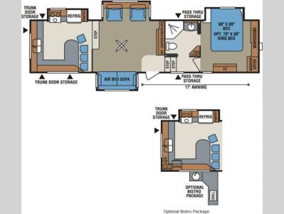 Floorplan - 2012 KZ StoneRidge 36RK