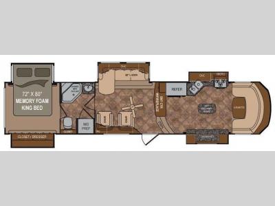 Floorplan - 2012 Dutchmen RV Infinity 3870FK