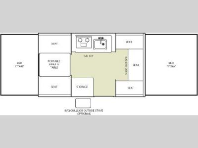Floorplan - 2006 Fleetwood RV Destiny SeaPine