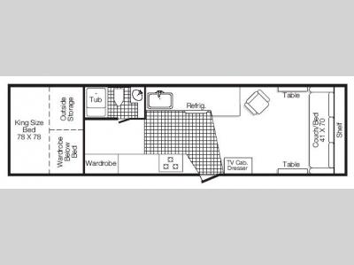 Floorplan - 2011 TrailManor Classic Series 3124KS