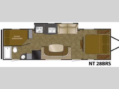 Floorplan - 2013 Heartland North Trail 28BRS