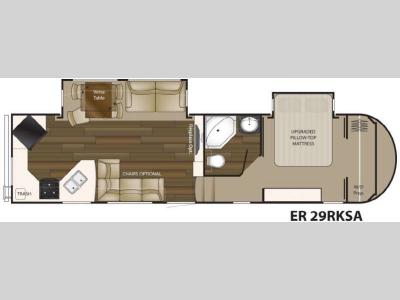 Floorplan - 2013 Heartland ElkRidge 29RKSA