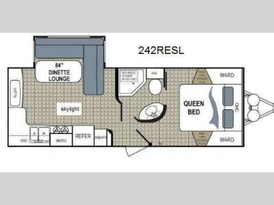 Floorplan - 2013 Dutchmen RV Kodiak 242RESL