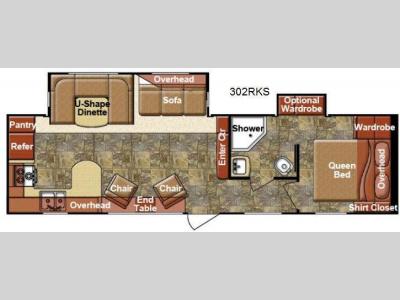 Floorplan - 2013 Gulf Stream RV Kingsport 302 RKS
