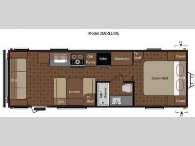 Floorplan - 2013 Keystone RV Springdale 256RLLWE