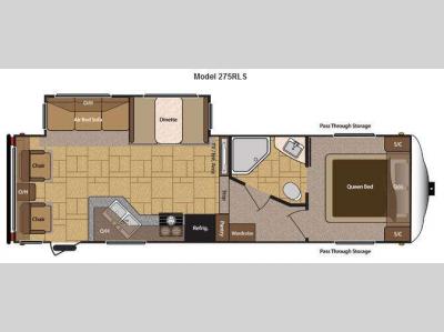 Floorplan - 2012 Keystone RV Hornet 275RLS