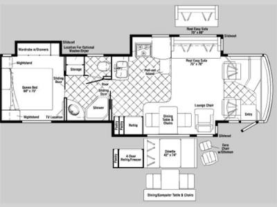 Floorplan - 2006 Itasca Ellipse 36RD NEW