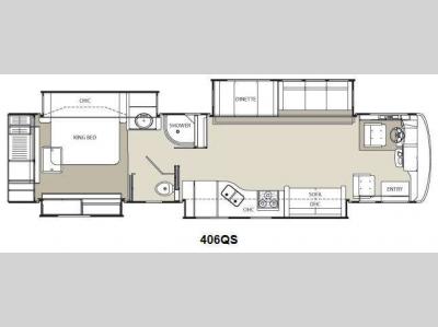 Floorplan - 2013 Coachmen RV Sportscoach Cross Country 406QS