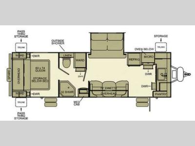 Floorplan - 2013 EverGreen RV i-Go G269FK