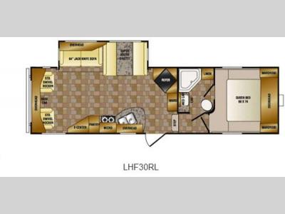 Floorplan - 2013 CrossRoads RV Longhorn LHF30RL Texas Edition