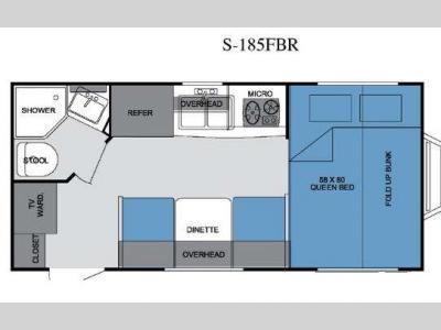 Floorplan - 2013 Cruiser Shadow S-185FBR