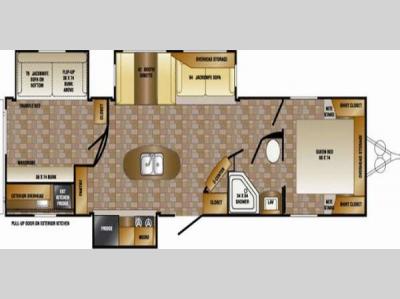 Floorplan - 2013 CrossRoads RV Zinger ZT33BH