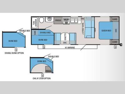 Floorplan - 2013 Jayco Jay Flight Swift 264BH