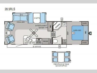 Floorplan - 2013 Jayco Eagle 28 5RLS