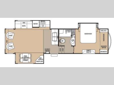 Floorplan - 2013 Forest River RV Cedar Creek 30RL