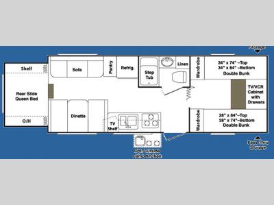 Floorplan - 2007 Keystone RV Outback 26RS