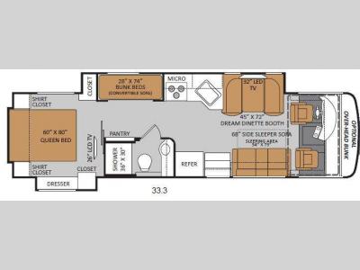 Floorplan - 2013 Thor Motor Coach Palazzo 33 3