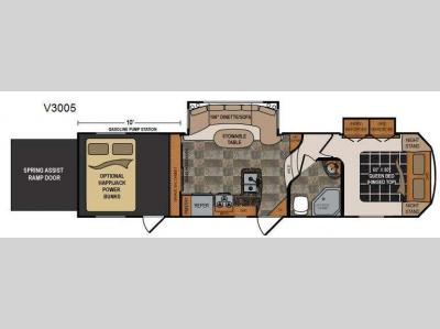 Floorplan - 2013 Dutchmen RV Voltage V3005 V-Series
