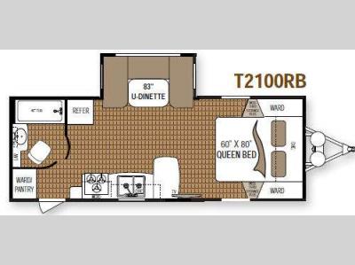 Floorplan - 2013 Dutchmen RV Komfort Trailblazer T2100RB
