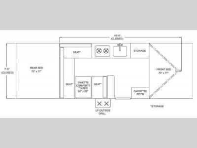 Floorplan - 2013 Columbia Northwest Somerset Camping Trailers E2