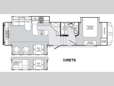 Floorplan - 2013 Palomino Sabre 33RETS