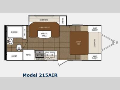 Floorplan - 2013 Prime Time Manufacturing Tracer 215AIR