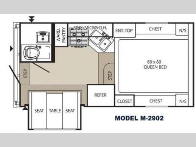 Floorplan - 2013 Palomino Maverick M-2902 Max Series
