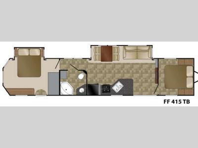 Floorplan - 2014 Heartland Fairfield 415TB