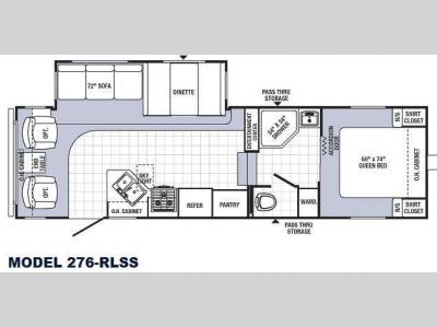 Floorplan - 2014 Palomino Puma 276-RLSS