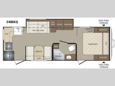 Floorplan - 2014 Keystone RV Bullet 248RKS