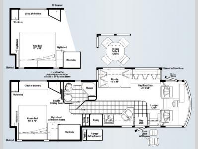 Floorplan - 2007 Winnebago Adventurer 35L