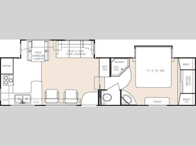 Floorplan - 2007 Keystone RV Challenger 29RKP