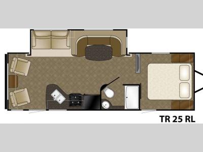 Floorplan - 2013 Heartland Trail Runner SLT 25RL