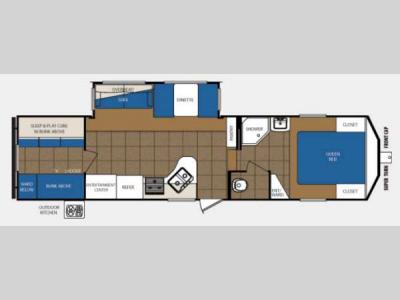 Floorplan - 2014 Prime Time Manufacturing Avenger 529RBS