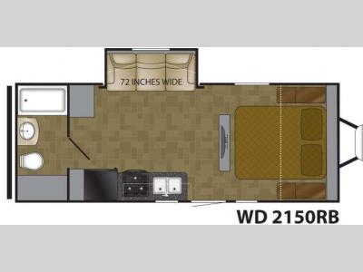 Floorplan - 2014 Heartland Wilderness 2150RB
